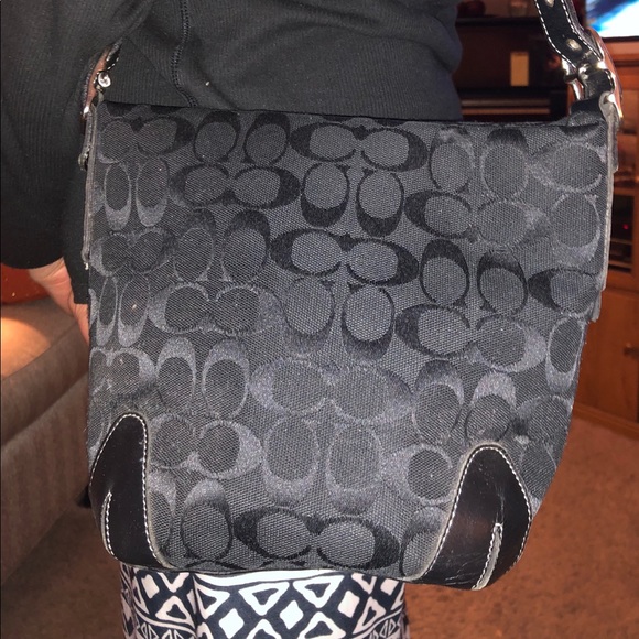 Coach Handbags - Coach signature mini hobo purse.